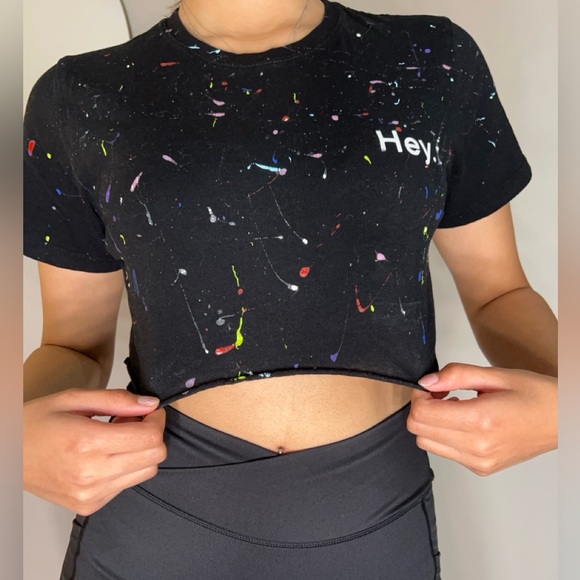 Pain splatter crop top - Picture 1 of 3
